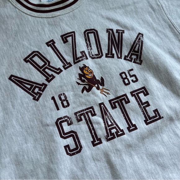 Champion Reverse Weave Arizona State Sun Devils Crewneck Sweatshirt Men’s Medium - Picture 7 of 16